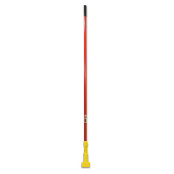 Rubbermaid® Commercial Gripper Fiberglass Mop Handle, 60", Red-yellow freeshipping - TVN Wholesale